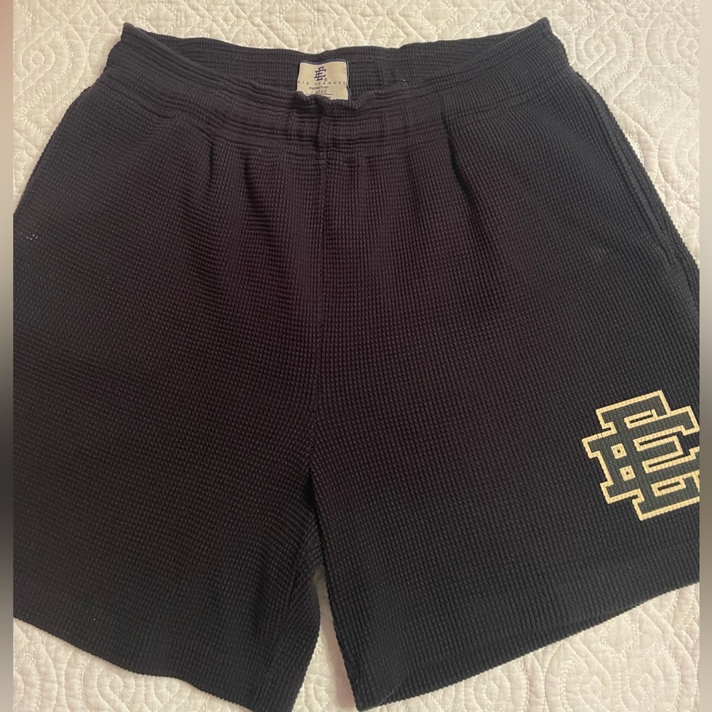 Eric Emanuel men’s black thermal shorts